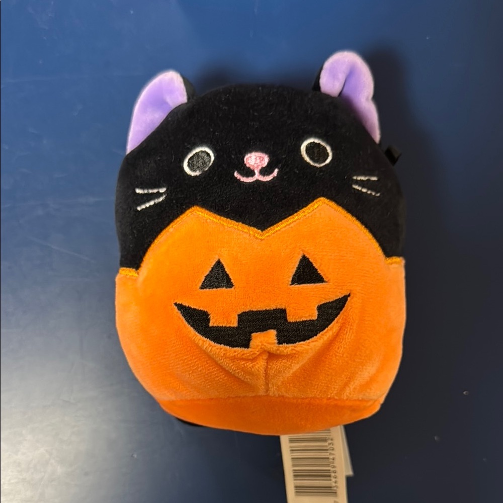 Squishmallows Cat in Pumpkin Halloween 5”